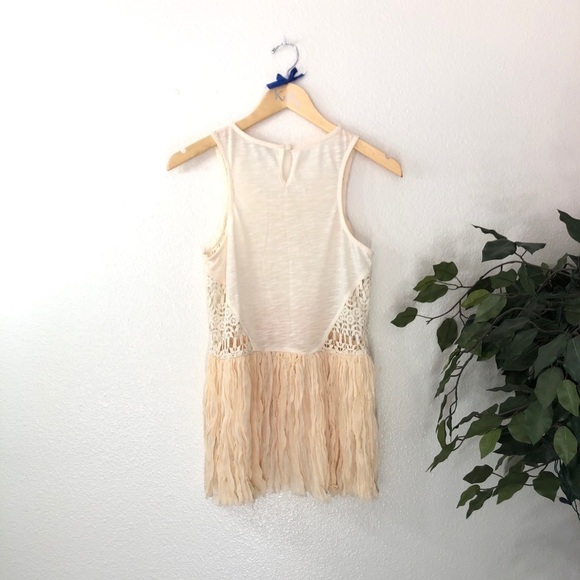 BKE Lace And Sequin Boho Tank top - Picture 6 of 6